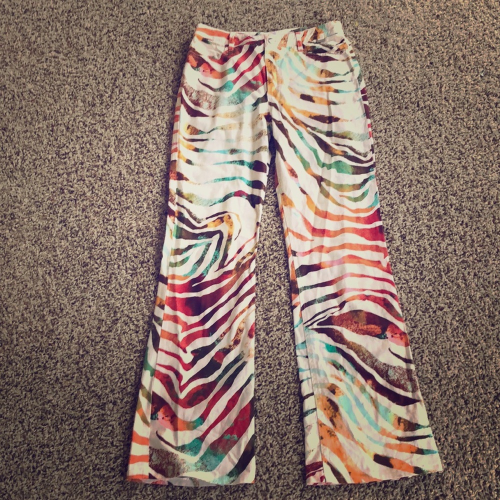 Escada Sport Size 34 Kate Zebra Pants